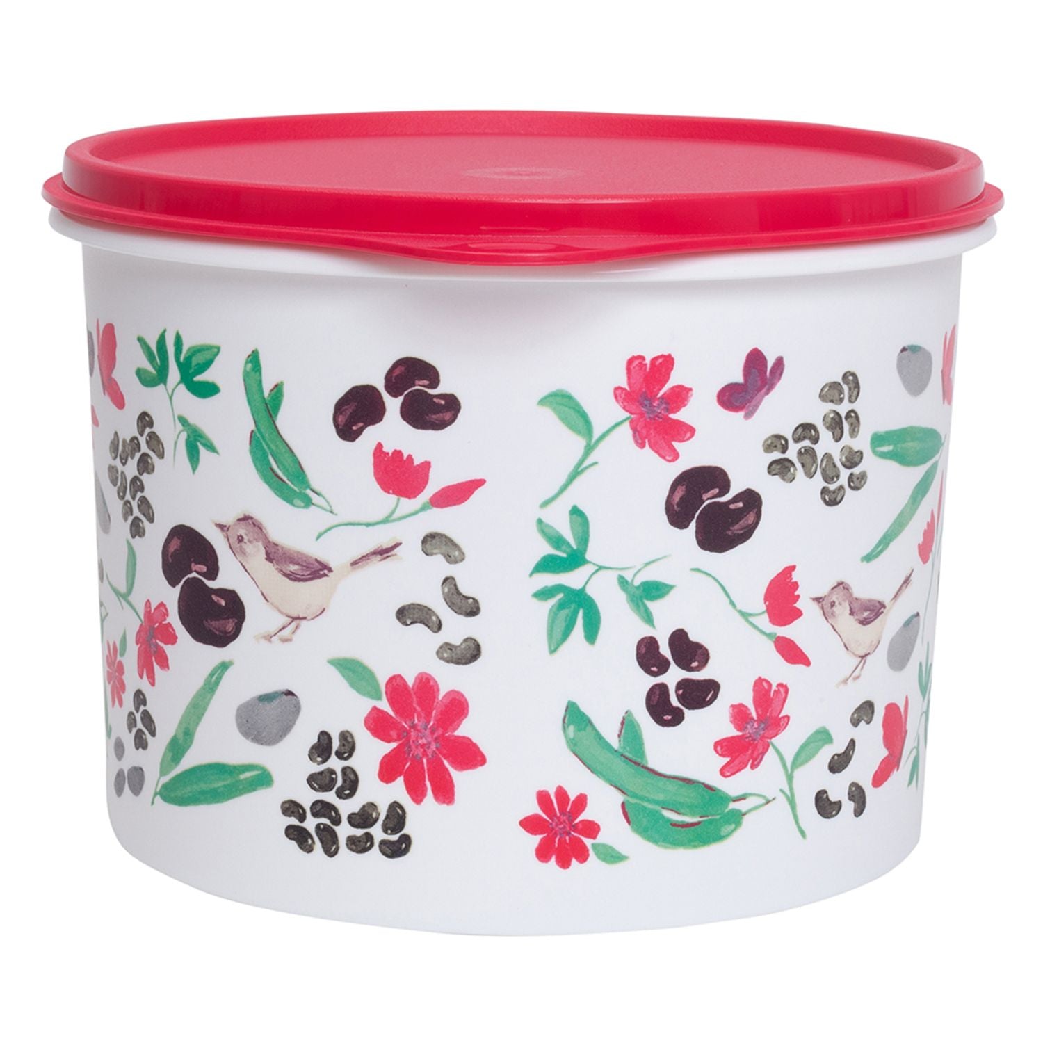 Pote p/ alimentos Tupper Caixa Feijão Tupperware 2Kg Floral